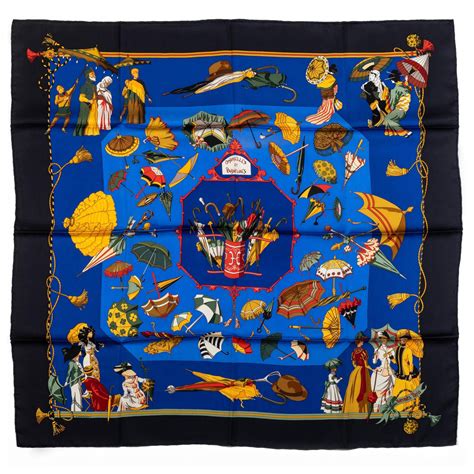 hermes scarf sunflowers|hermes umbrella scarf.